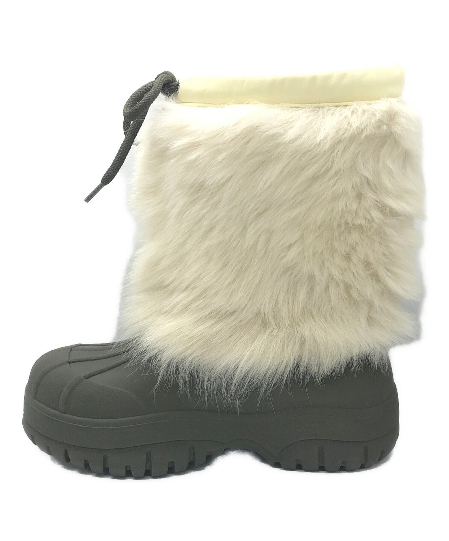 [Pre-owned] CELINE OUTDOOR RUBBER&SHEARLING MID BOOT