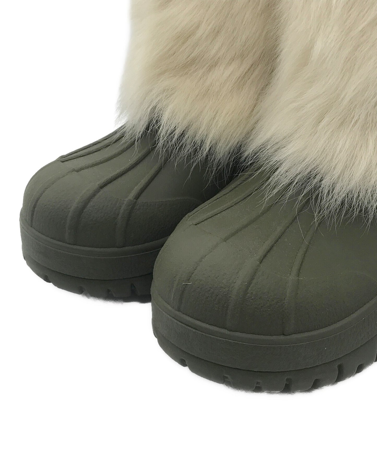 [Pre-owned] CELINE OUTDOOR RUBBER&SHEARLING MID BOOT