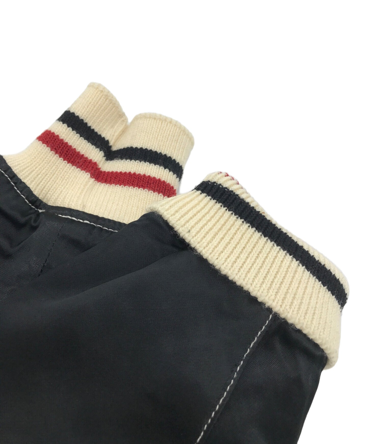 [Pre-owned] Hysteric Glamour satin and embroidered version of a stadium jumper 0153AB14