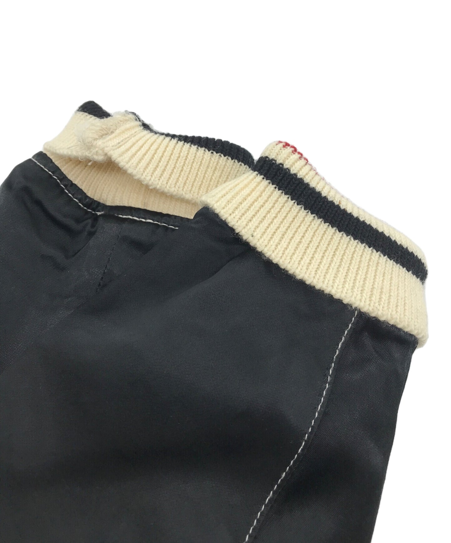 [Pre-owned] Hysteric Glamour satin and embroidered version of a stadium jumper 0153AB14