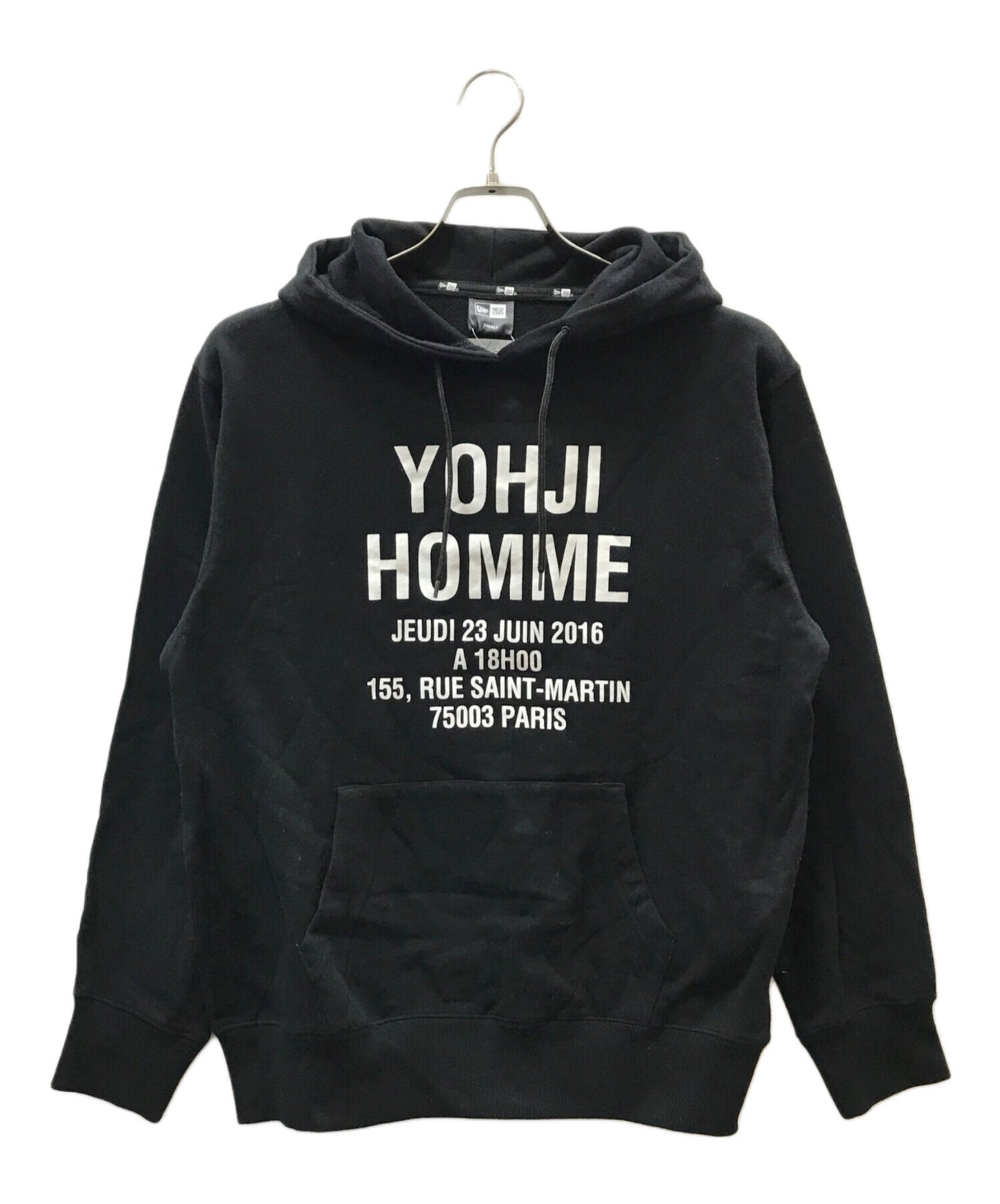 [Pre-owned] YOHJI YAMAMOTO HOODIE YY VISOR ADDRESS LOGO HM HZ-T99-991