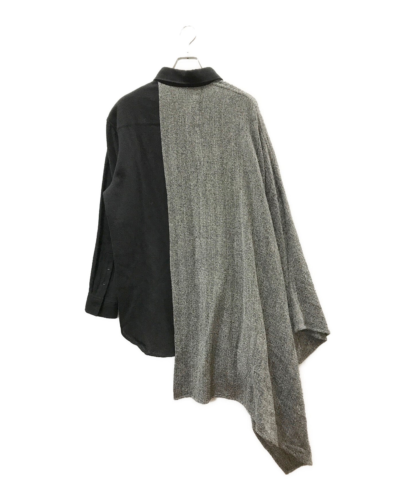[Pre-owned] GROUND Y asymmetrical long shirt GC-B08-802