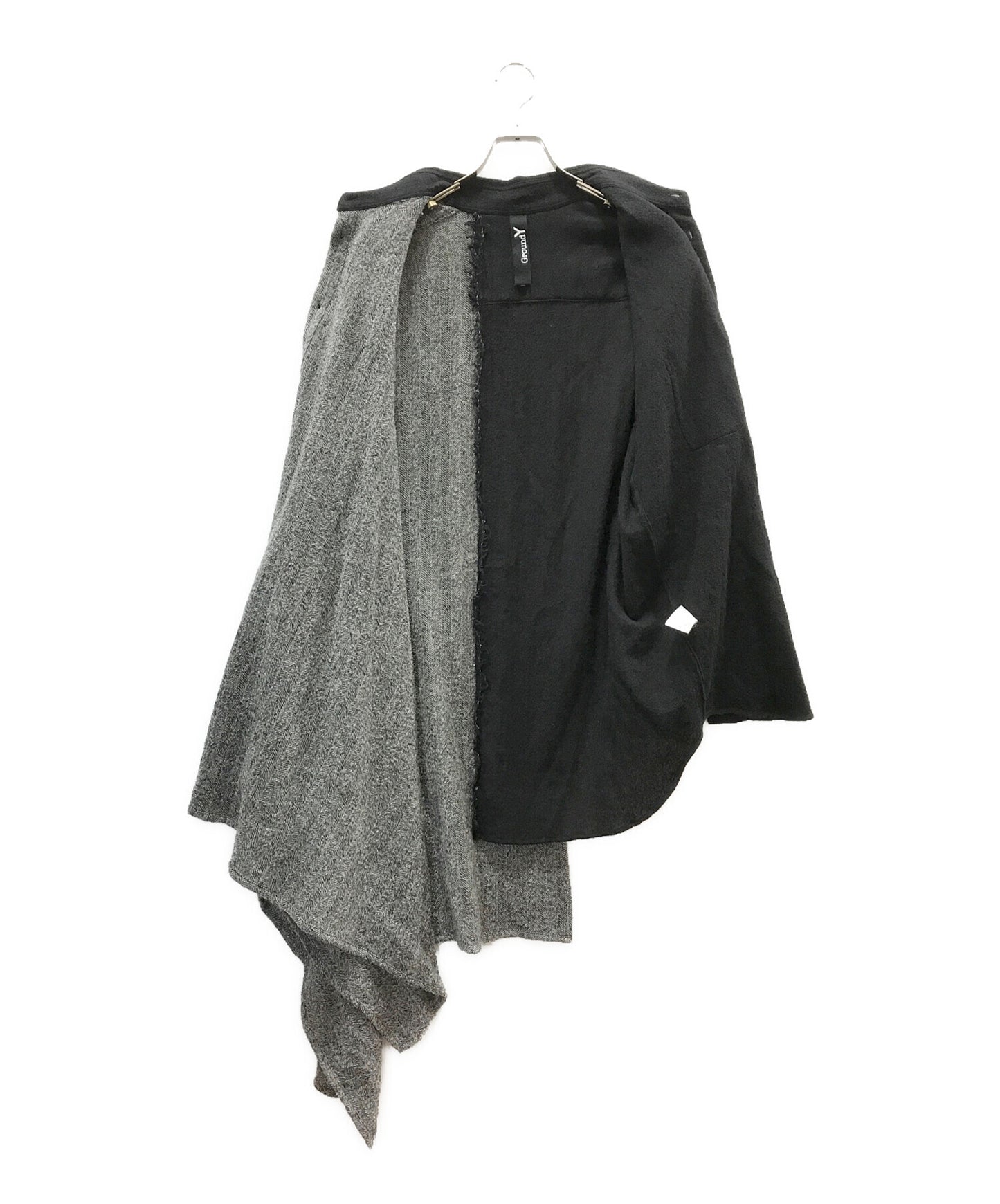 [Pre-owned] GROUND Y asymmetrical long shirt GC-B08-802