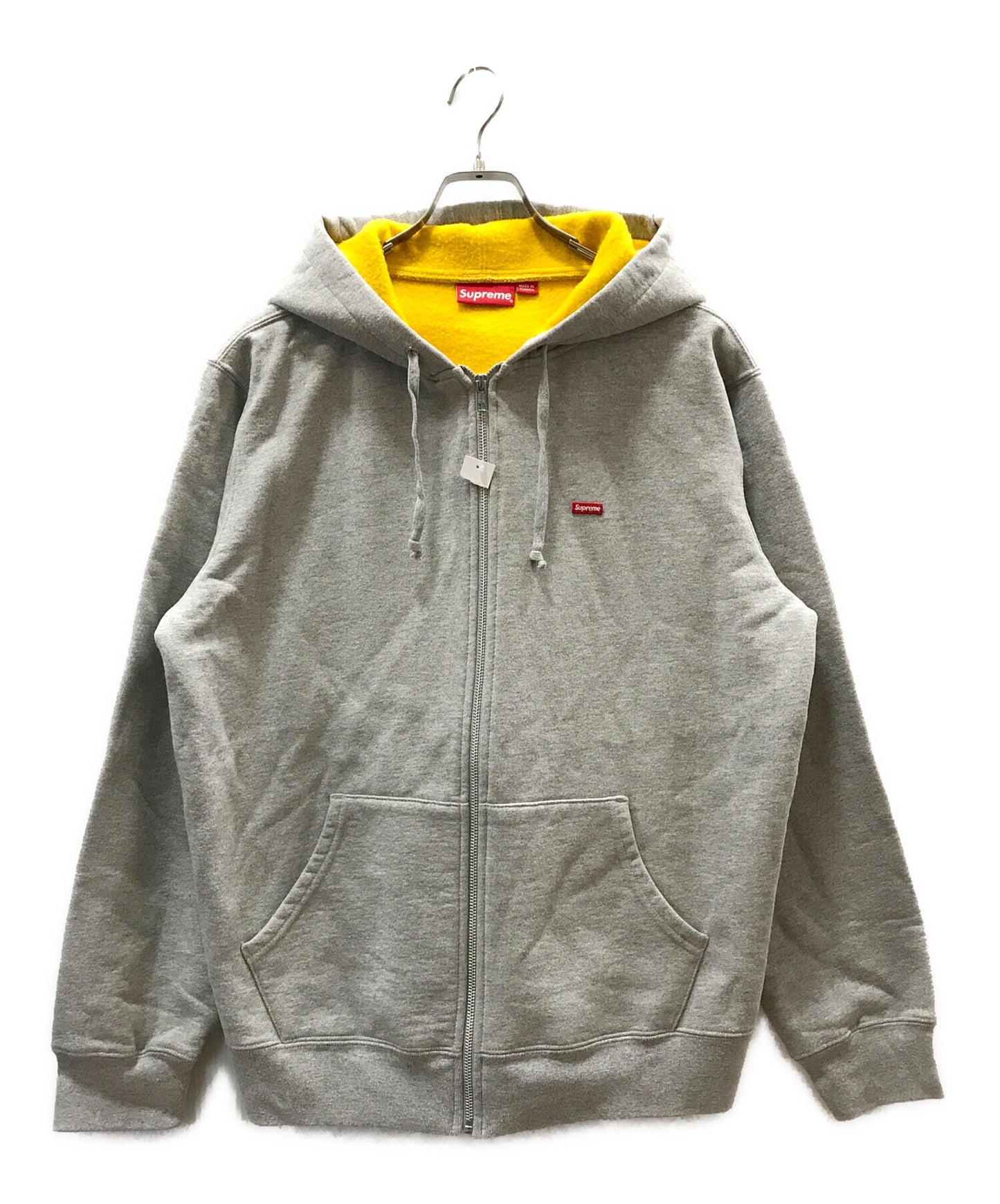 [Pre-owned] SUPREME Contrast Zip Up Hooded Sweatshirt