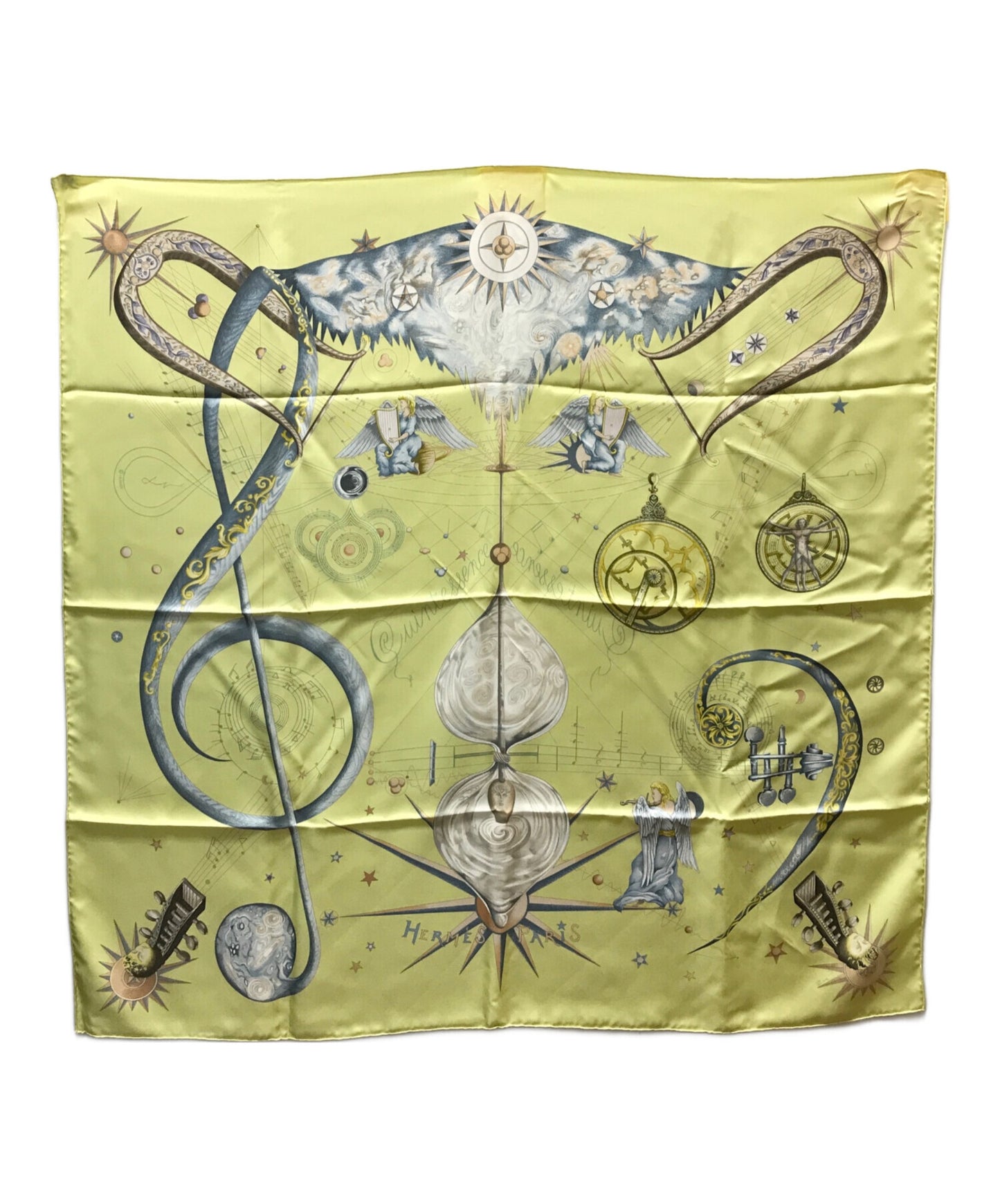 [Pre-owned] HERMES silk scarf