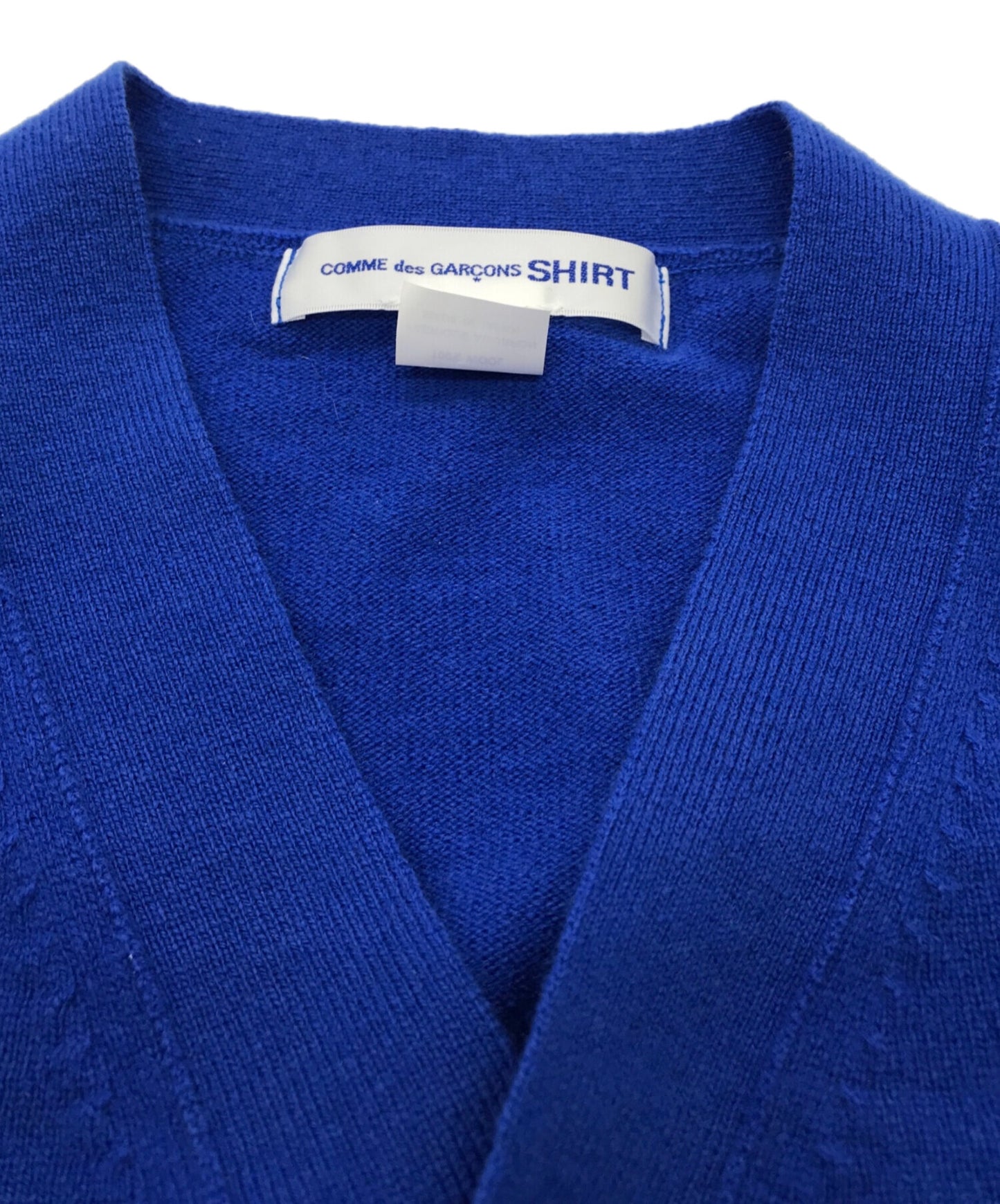 [Pre-owned] COMME des GARCONS SHIRT High Gauge Wool Knit Cardigan FL-N007