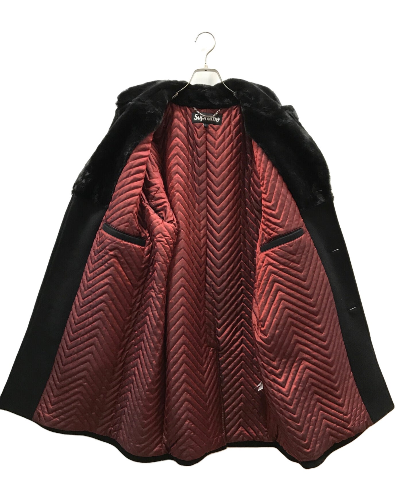 [Pre-owned] SUPREME Fur Collar Car Coat