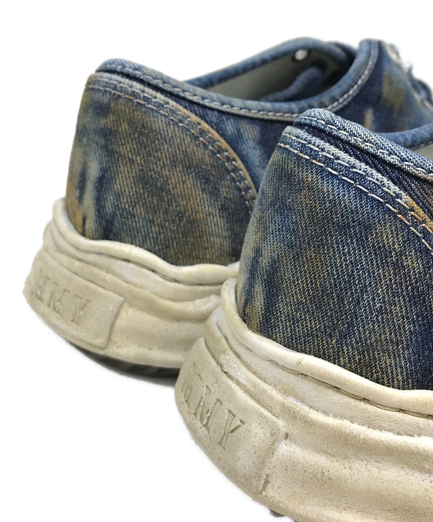 [Pre-owned] MIHARA YASUHIRO BAKER/ original sole washed denim Low-Top sneaker A13FW735