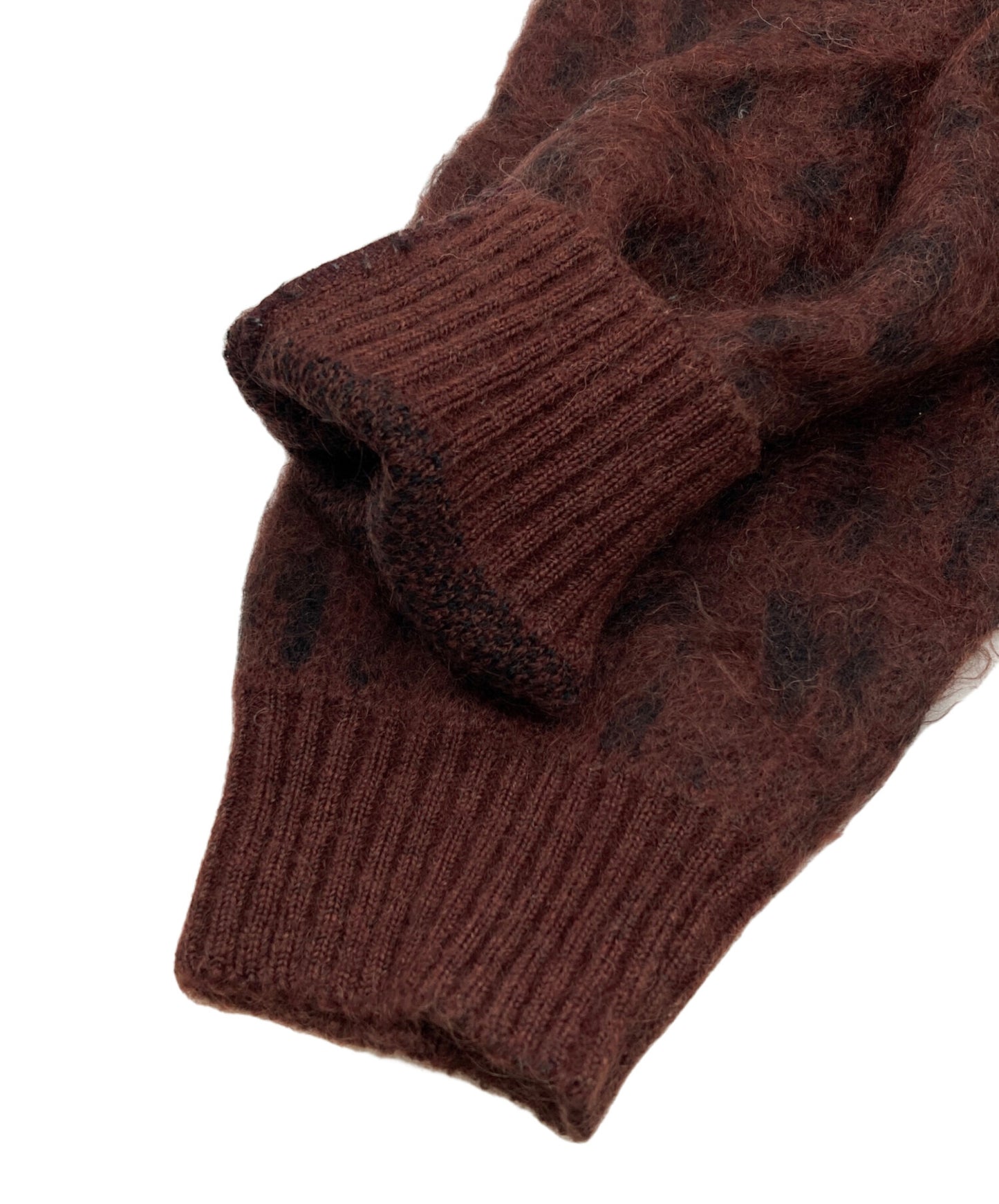 [Pre-owned] WACKO MARIA Leopard mohair cardigan