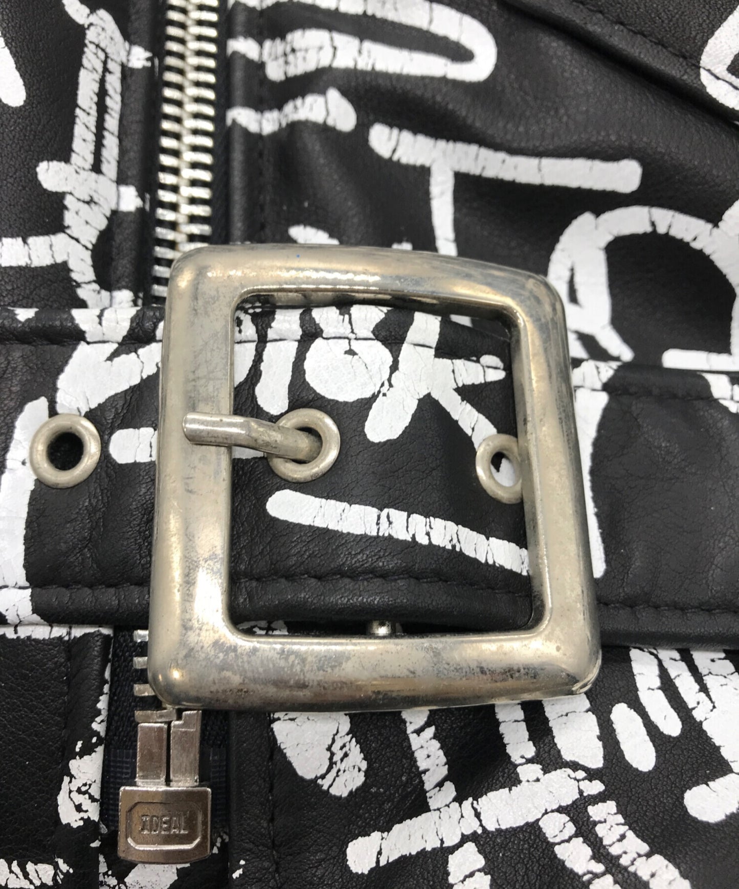 [Pre-owned] SUPREME Painted Perfecto Leather Jacket J46F8