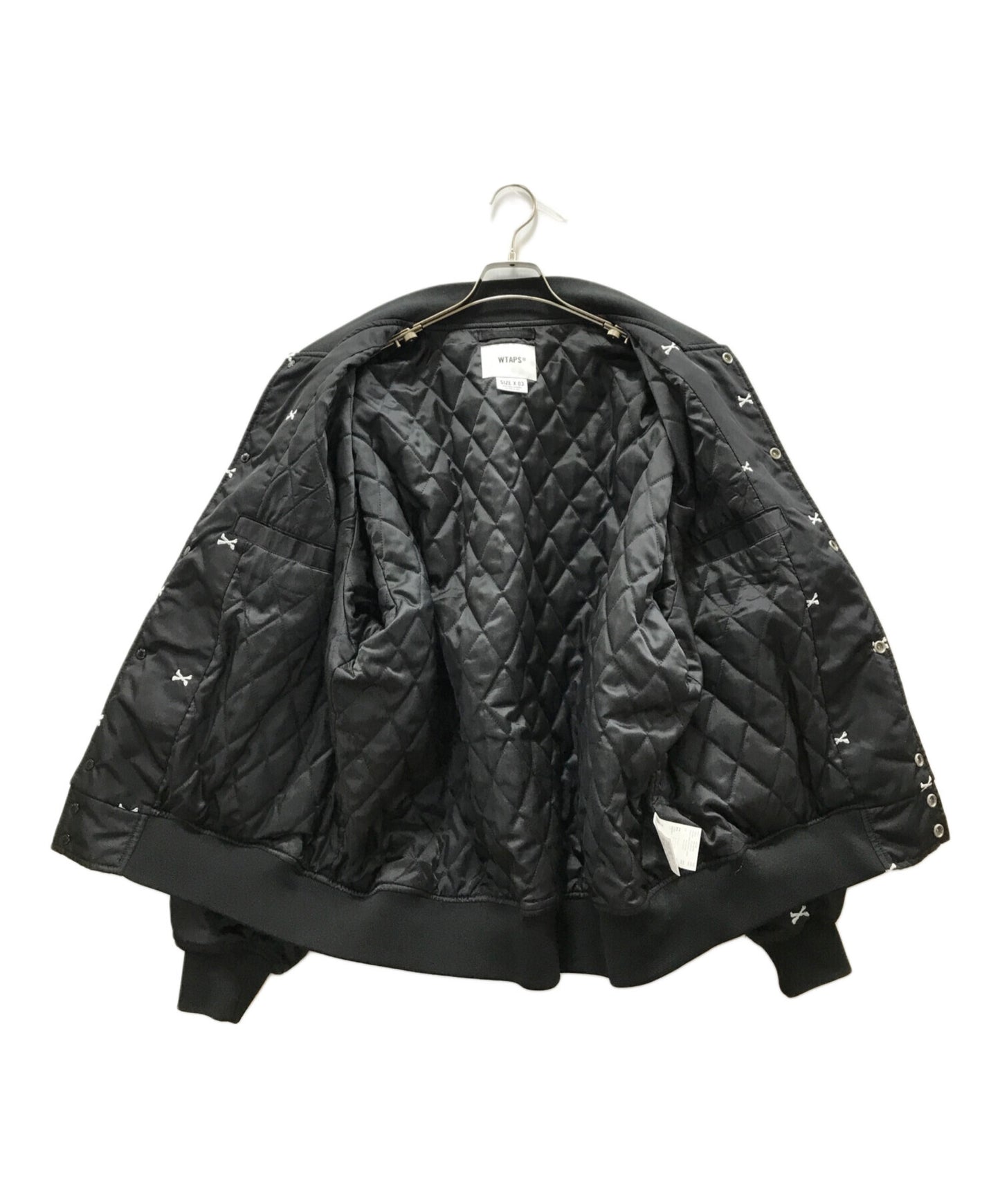 [Pre-owned] WTAPS TEAM JACKET NYLON TWILL TEXTILE 221TQDT-JKM01