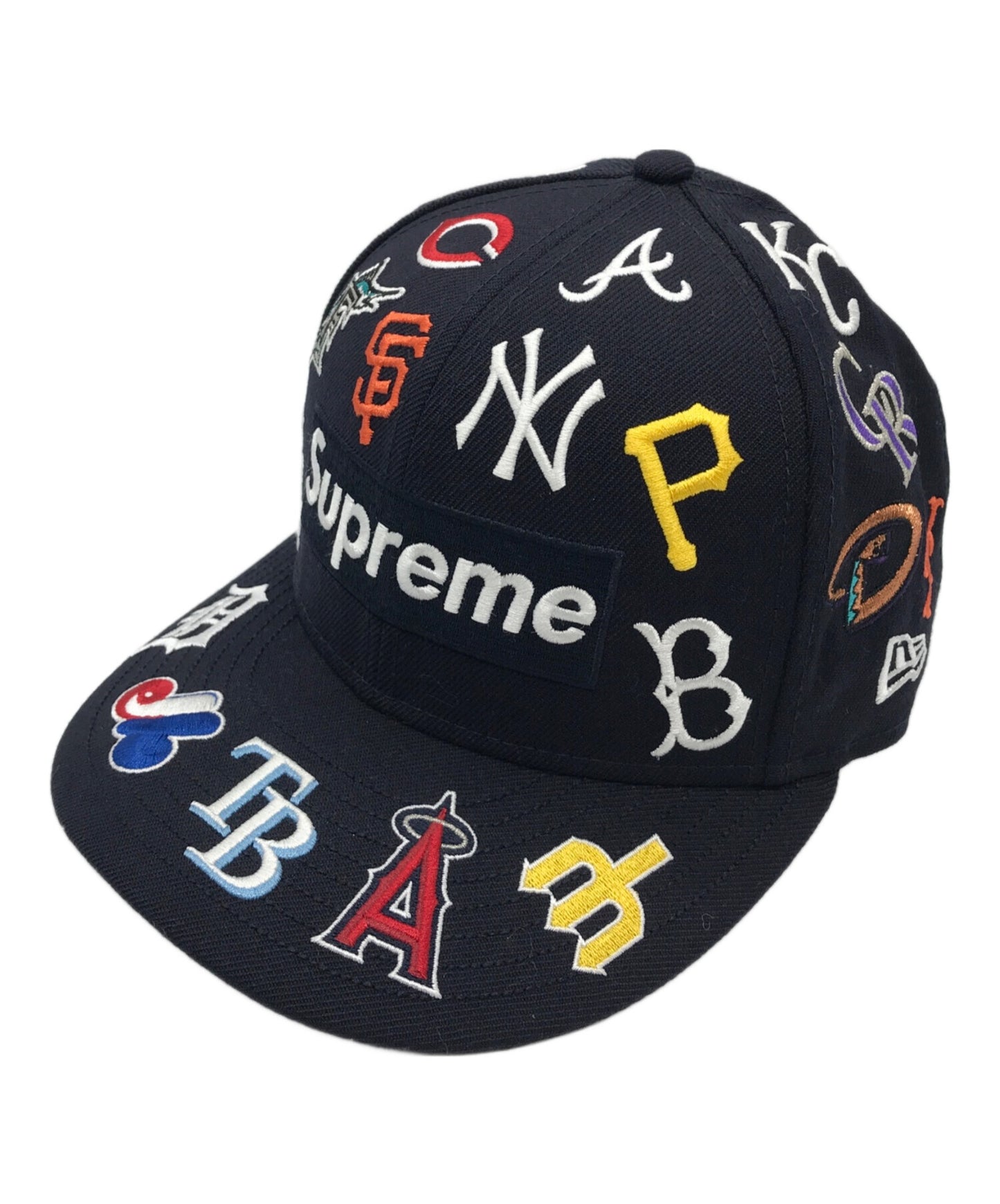 [Pre-owned] SUPREME MLB New Era Box Logo Cap