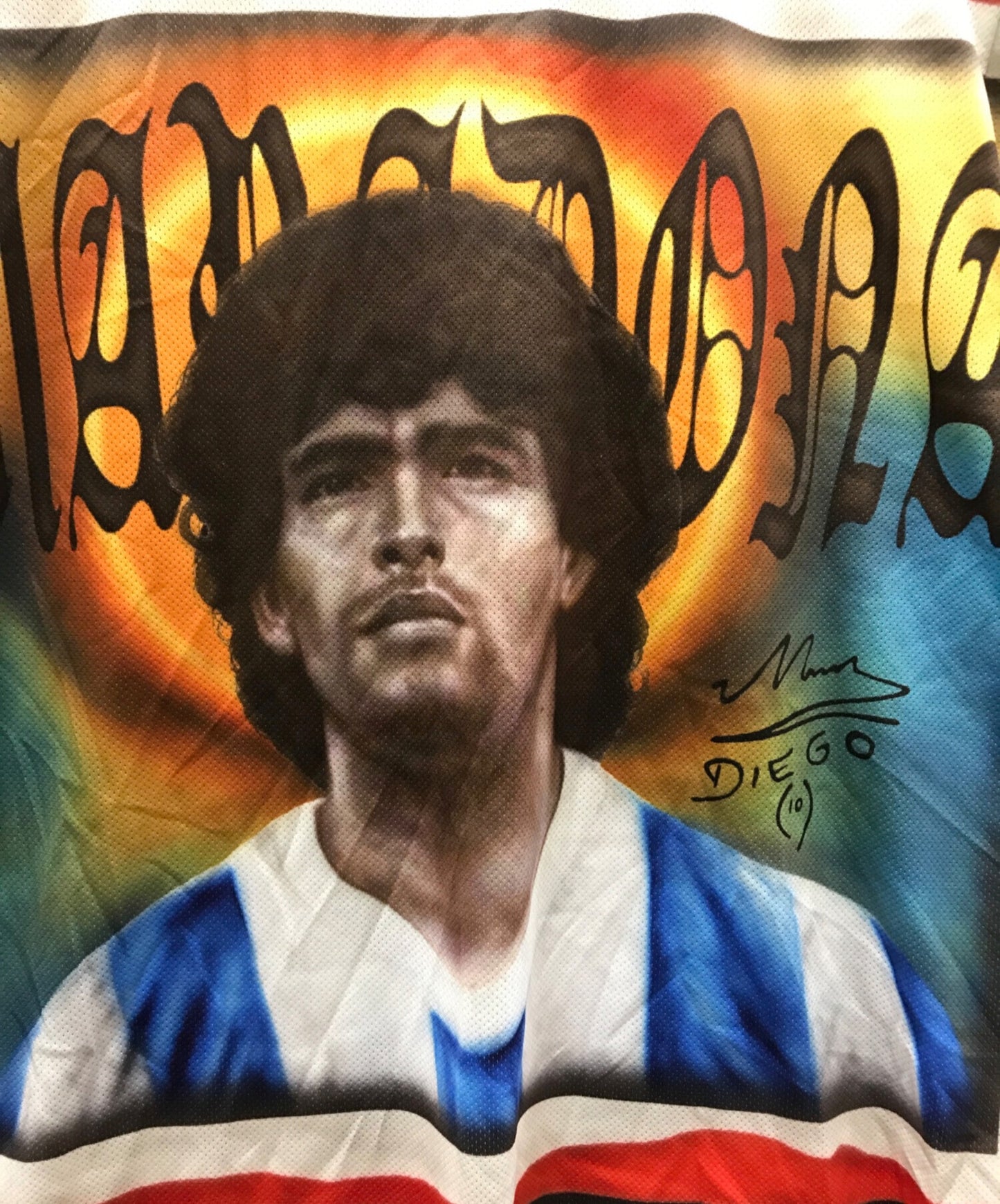 [Pre-owned] SUPREME Maradona Soccer Jersey