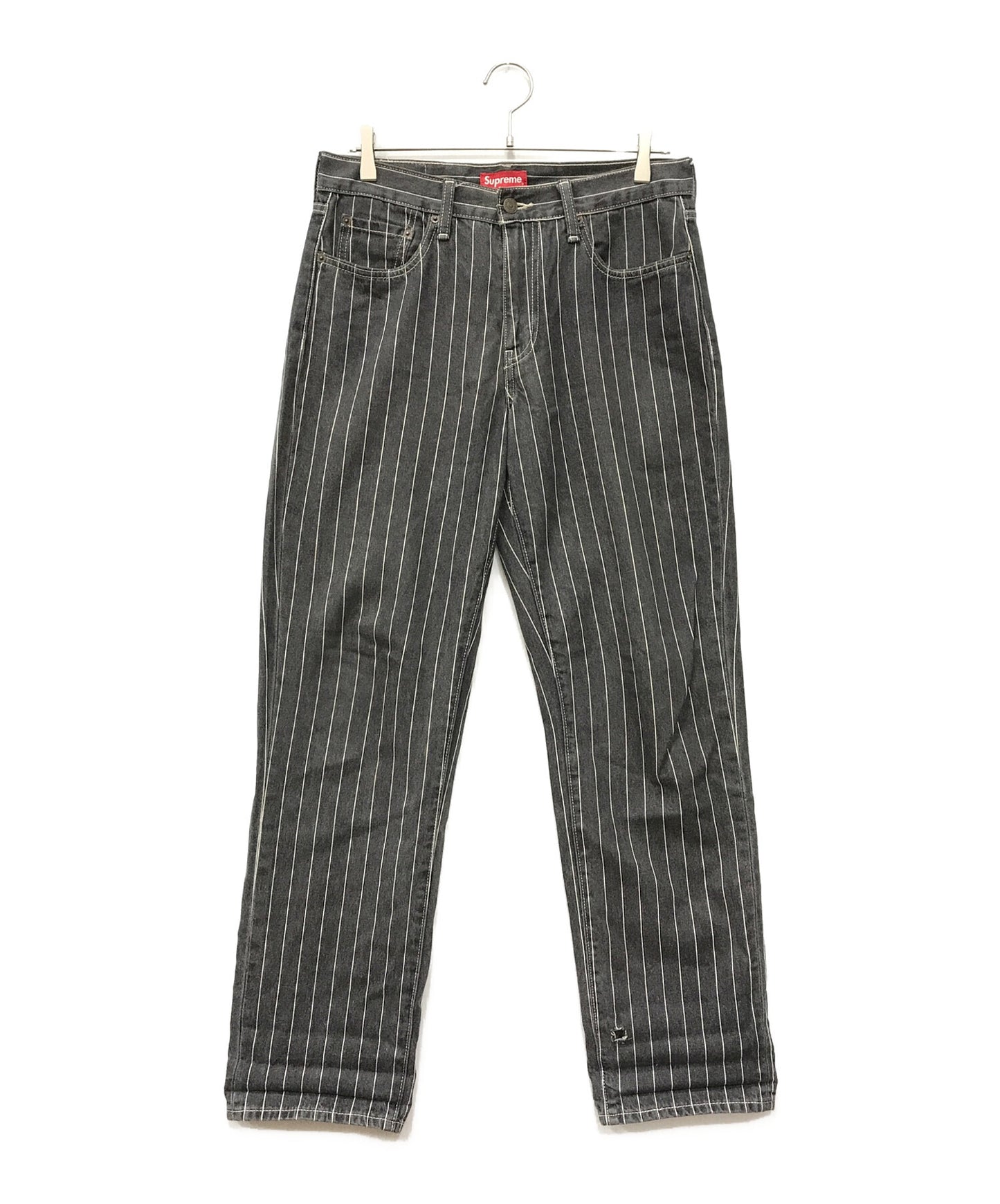 [Pre-owned] SUPREME Pinstripe 550 Jeans PC9-67727-0000