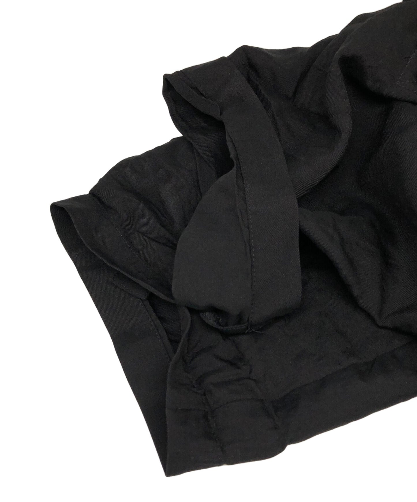 [Pre-owned] YOHJI YAMAMOTO Cu/W HIGH TWISTED GABARDINE SIDE GATHER DETAIL COAT A FP-C61-202