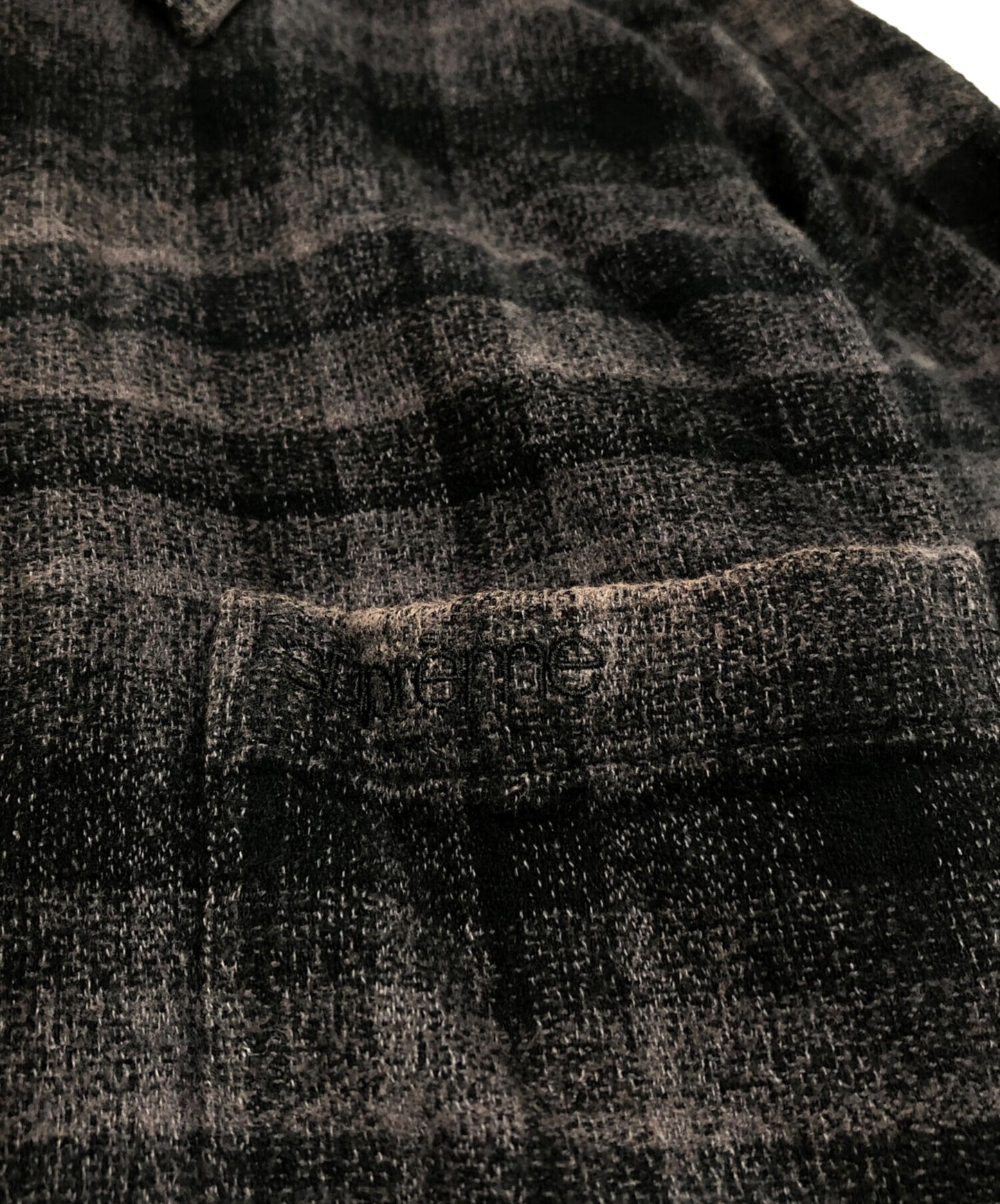 [Pre-owned] SUPREME Plaid Flannel Shirt