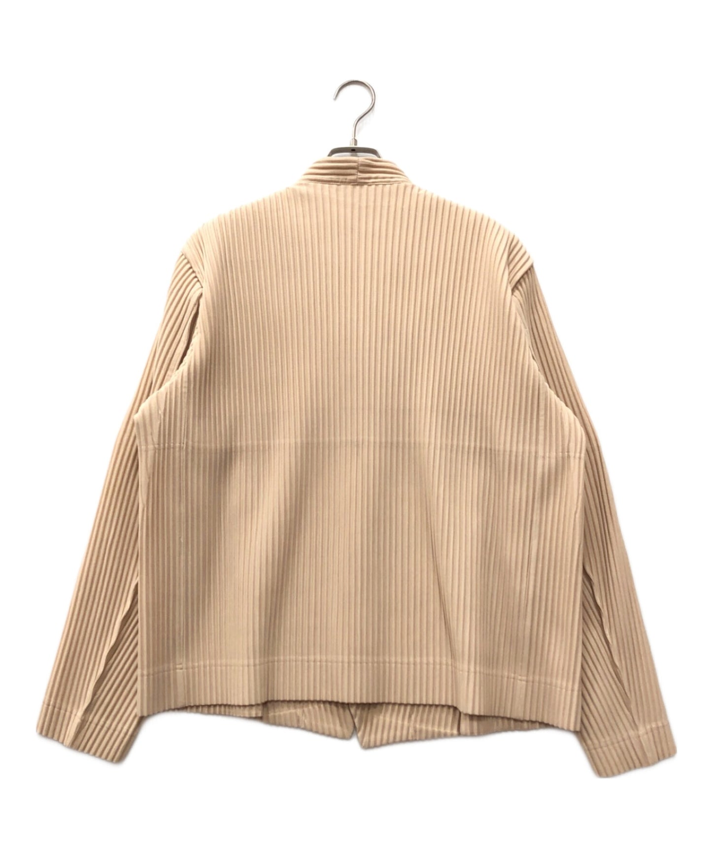 [Pre-owned] HOMME PLISSE ISSEY MIYAKE Pleated collarless jacket hp21jd170