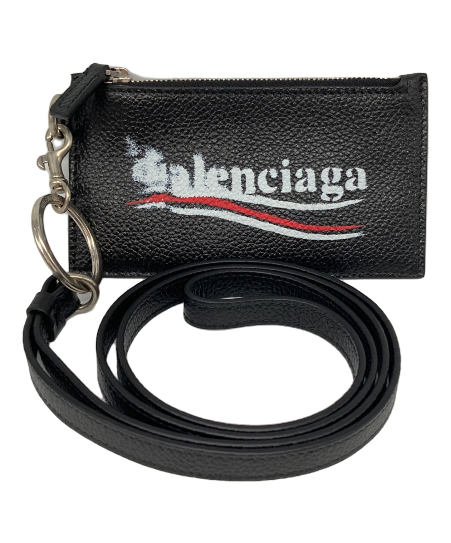 [Pre-owned] BALENCIAGA Neck Strap Pass Case 594548