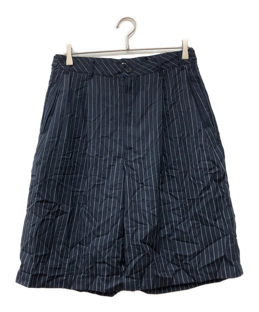 [Pre-owned] stussy VOLUME PLEATED SHORT WRINKLED STRIPE