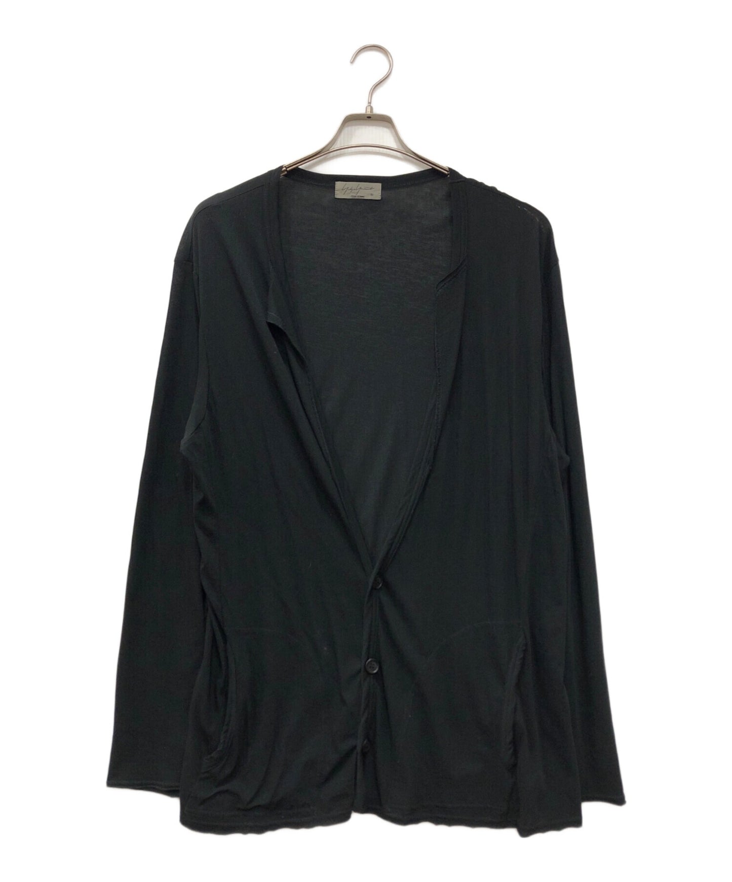 [Pre-owned] YOHJI YAMAMOTO V-neck cardigan with collar HN-T91-885