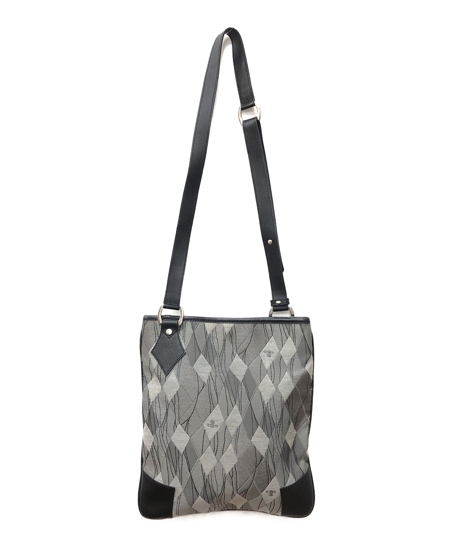 [Pre-owned] Vivienne Westwood Orb Argyle Pattern Shoulder Bag