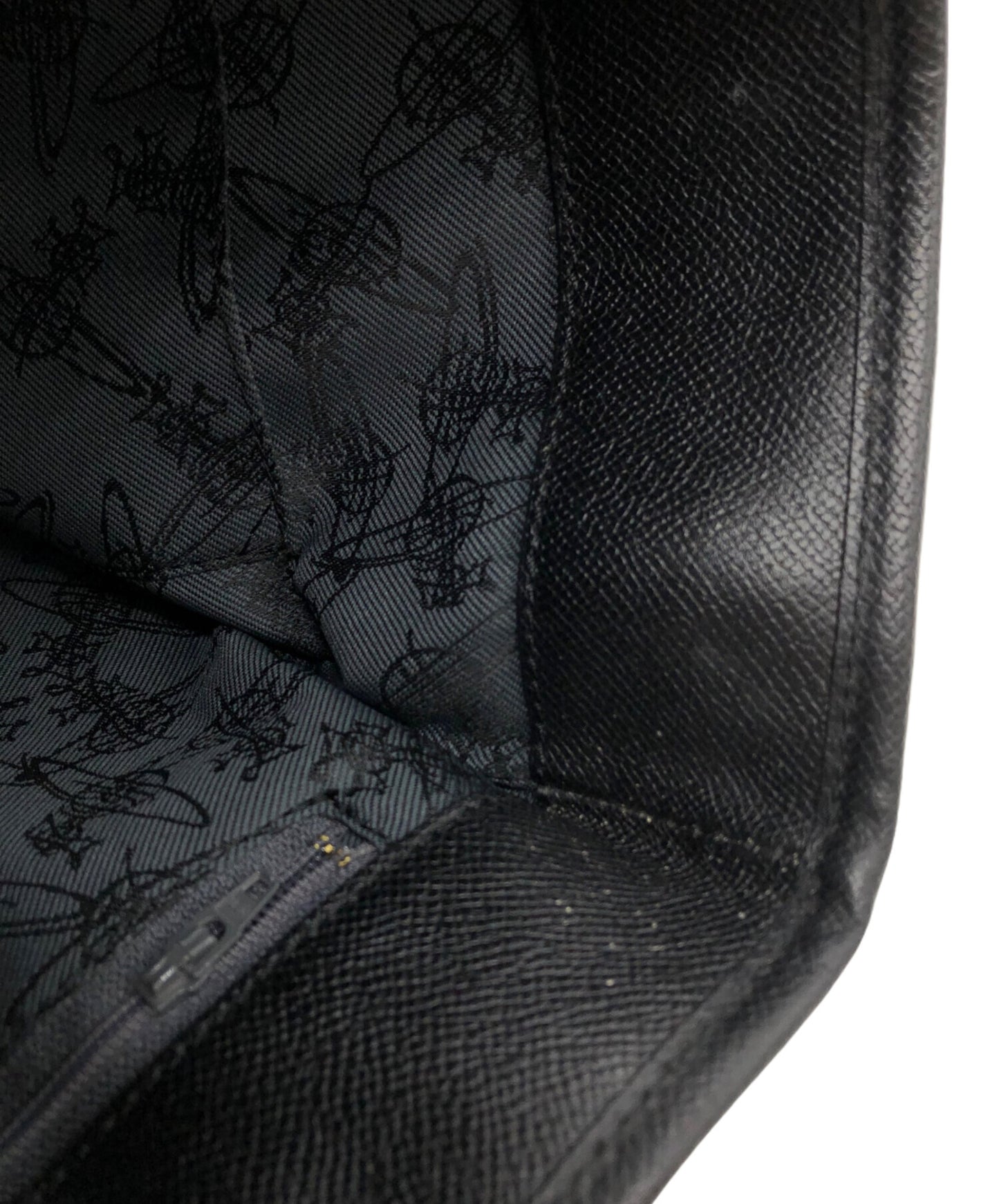 [Pre-owned] Vivienne Westwood Orb Argyle Pattern Shoulder Bag