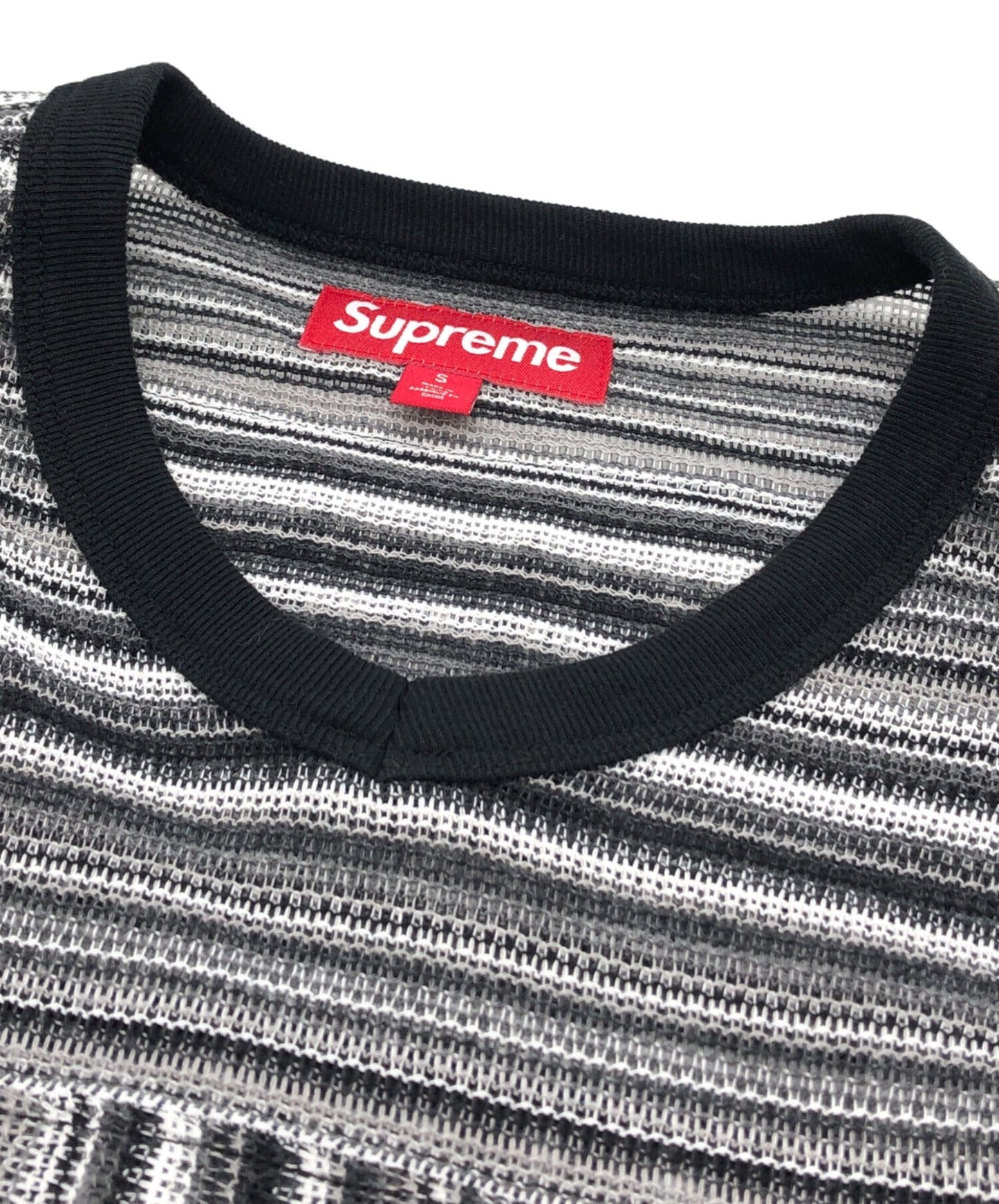 [Pre-owned] SUPREME Open Knit Football Top