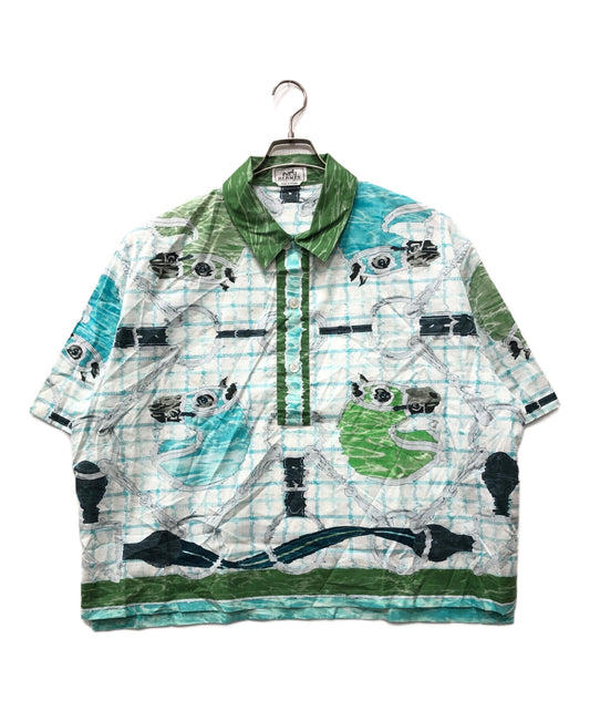 [Pre-owned] HERMES TATERSALE REMIX BIS polo shirt