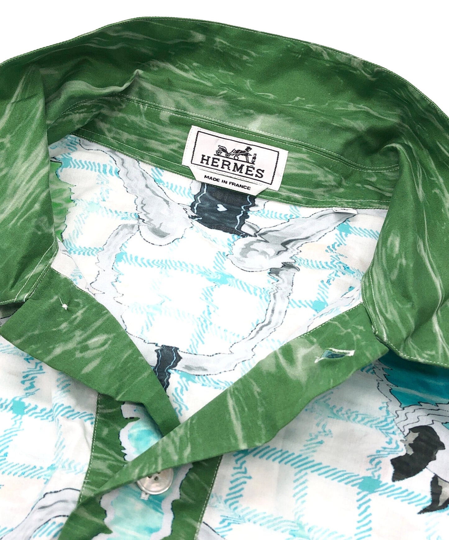 [Pre-owned] HERMES TATERSALE REMIX BIS polo shirt