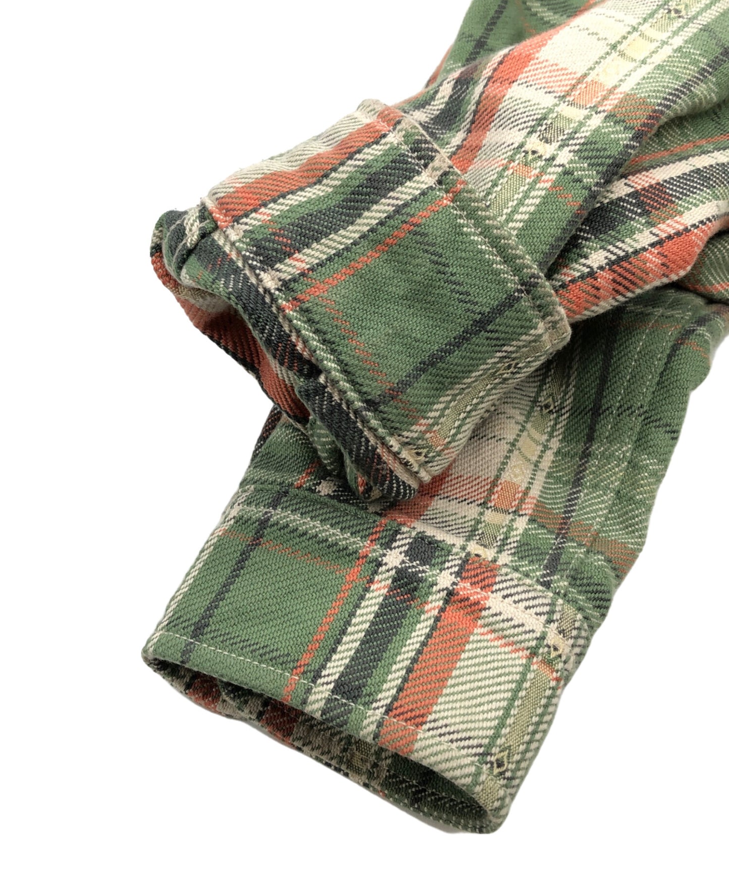 [Pre-owned] stussy Dan Washed Cotton Plaid Shirt 1110344