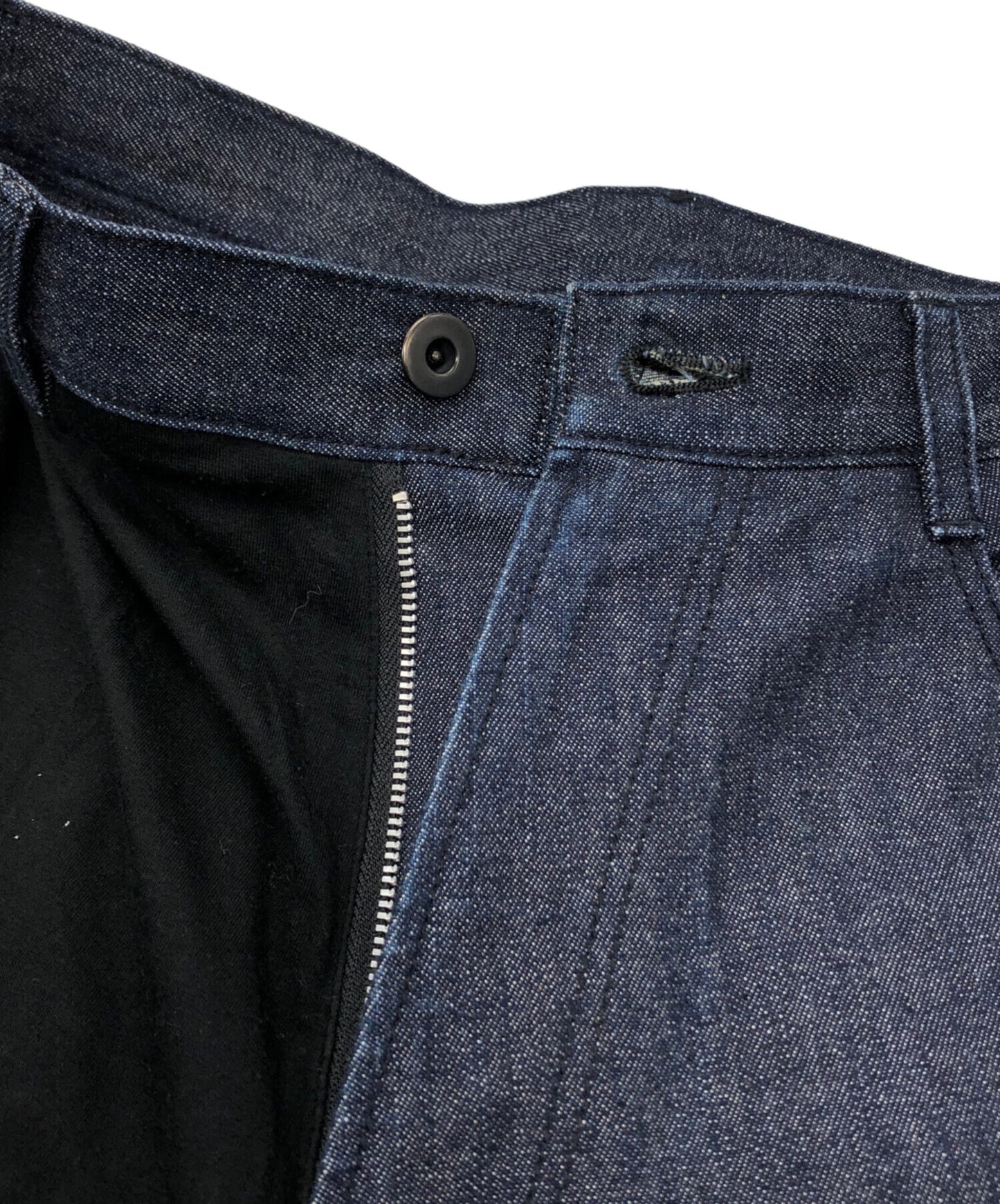 [Pre-owned] YOHJI YAMAMOTO Wide denim pants with a denim cut-out F0-P25-809