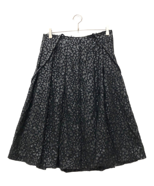 [Pre-owned] BLACK COMME des GARCONS Suspender Leopard Skirt 1G-A001
