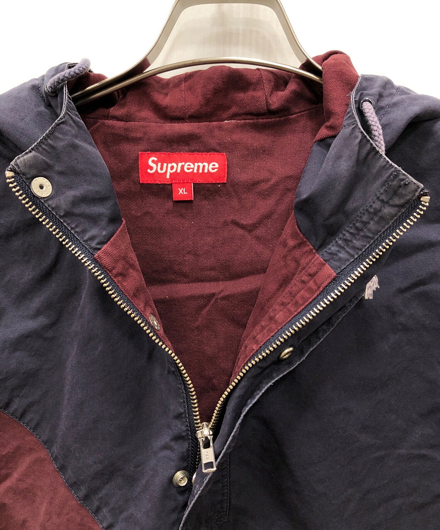 [Pre-owned] SUPREME 2-TONE PULLOVER PARKA / Anorak Parka / Pullover Parka