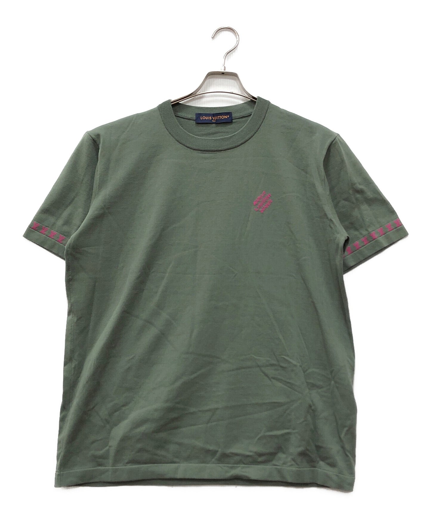 [Pre-owned] LOUIS VUITTON Signature cotton crew neck RM252MQ Z34 HRN47W