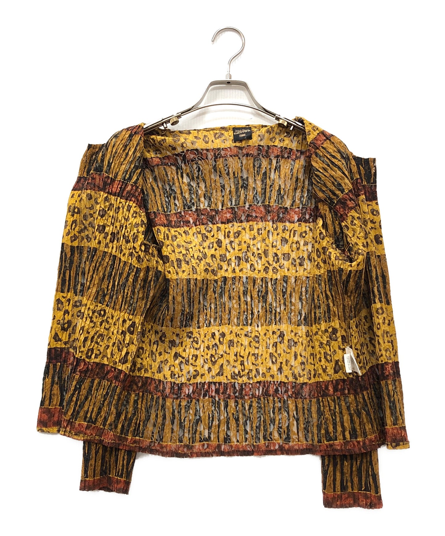 [Pre-owned] Jean Paul Gaultier FEMME pleated blouse