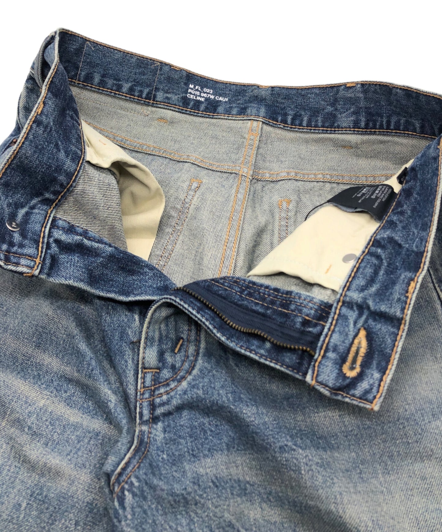 [Pre-owned] CELINE flared surf jeans P015 967W CAU1
