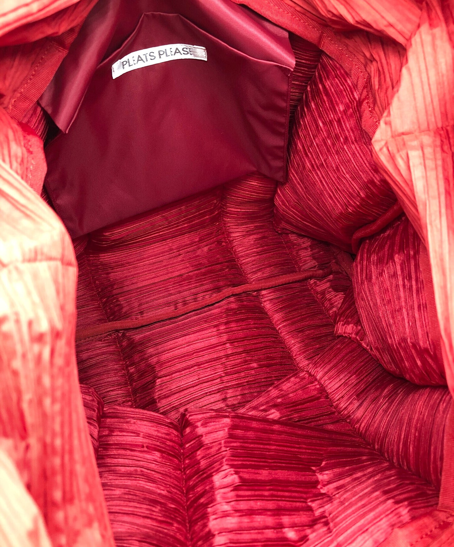 [Pre-owned] PLEATS PLEASE Pleated Tote Bag PP64-AG522