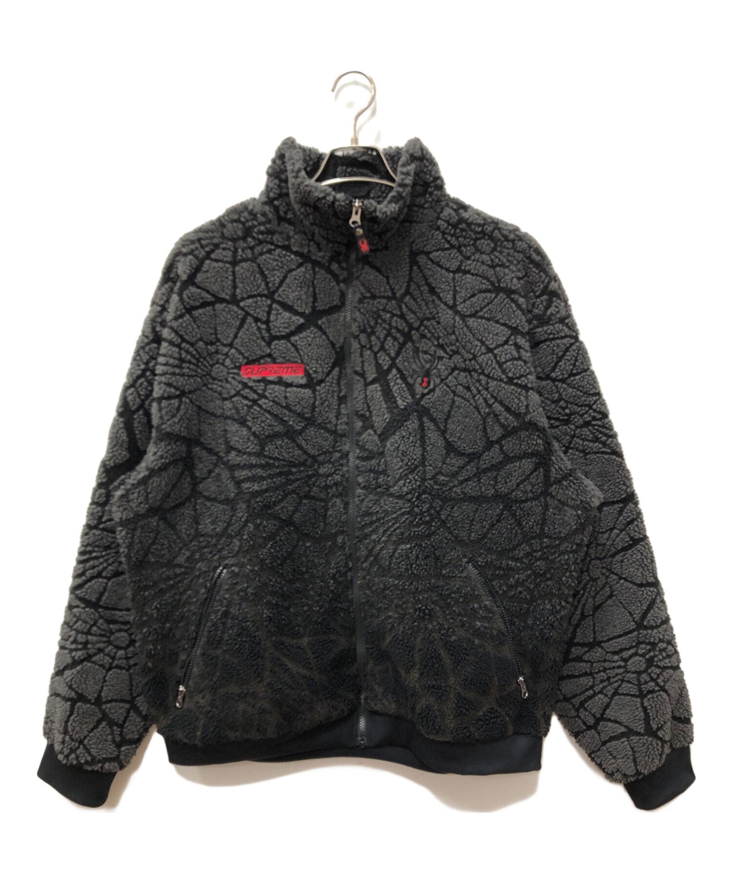 [Pre-owned] SUPREME Web Polar Fleece Jacket