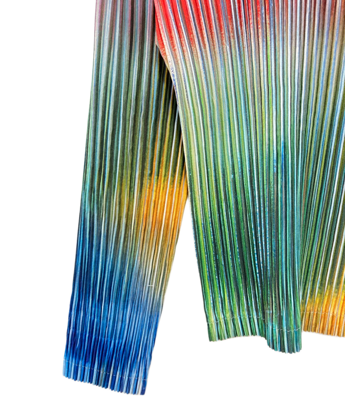 [Pre-owned] ISSEY MIYAKE OBSCURE PLEATS Pleated T-Shirt IM61FJ640