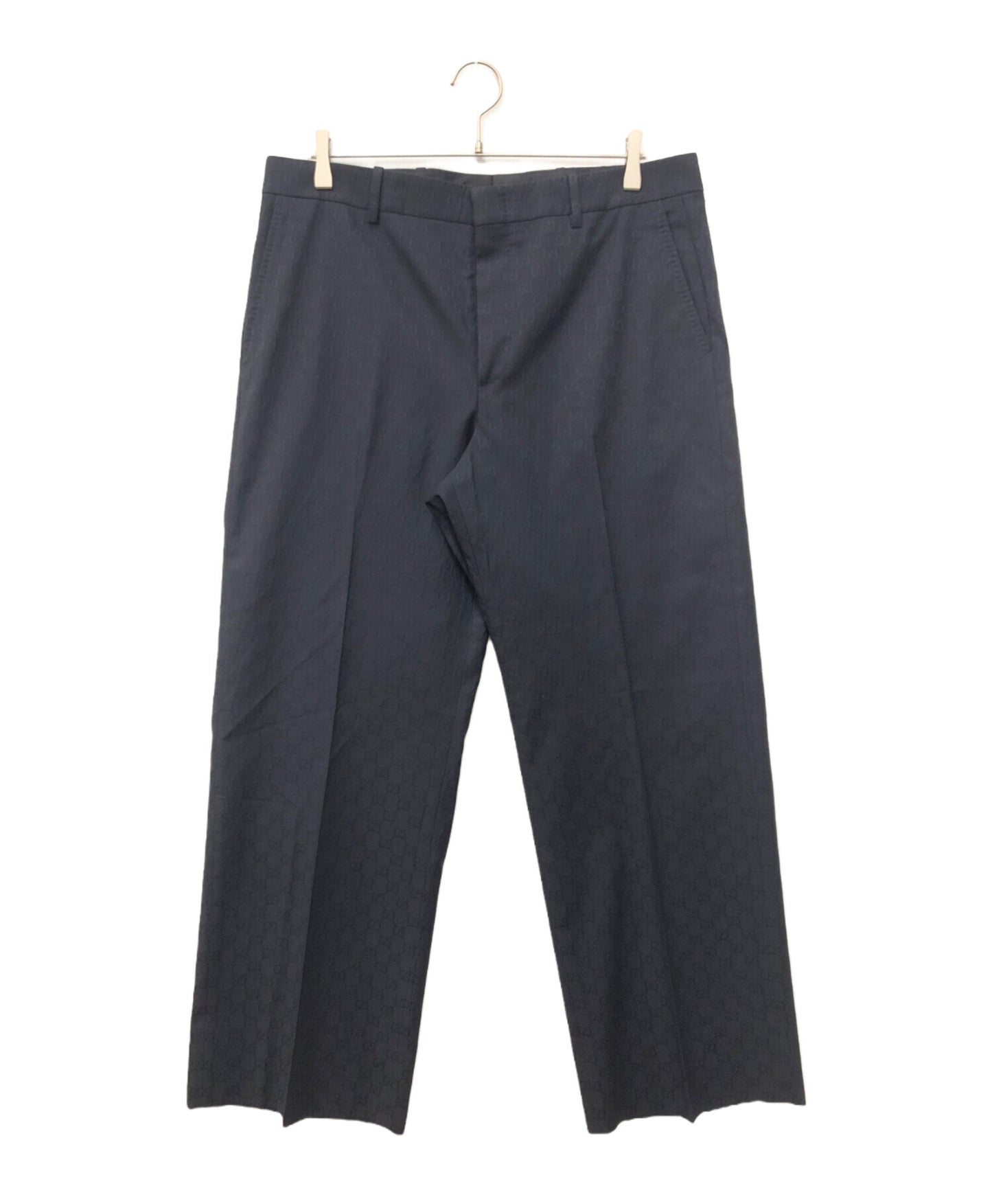 [Pre-owned] GUCCI GG Jacquard Wool Pants 864053 ZAUUC