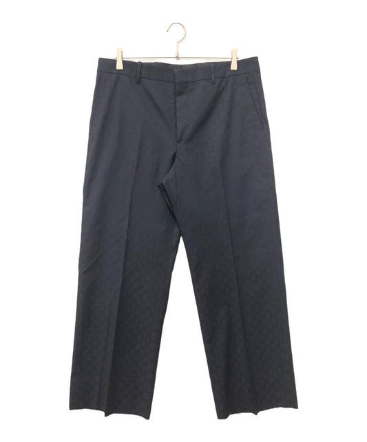 [Pre-owned] GUCCI GG Jacquard Wool Pants 864053 ZAUUC