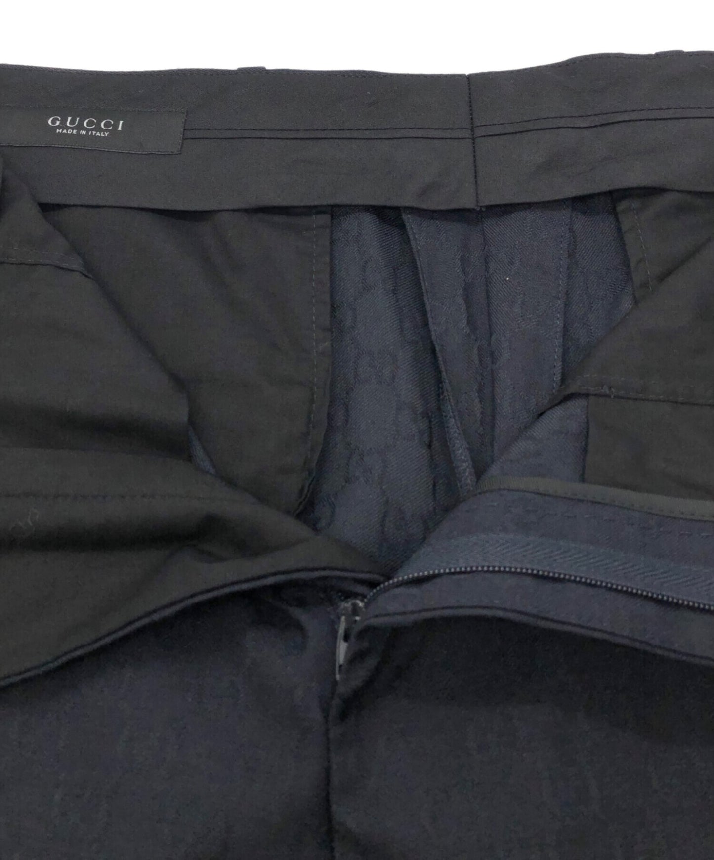 [Pre-owned] GUCCI GG Jacquard Wool Pants 864053 ZAUUC