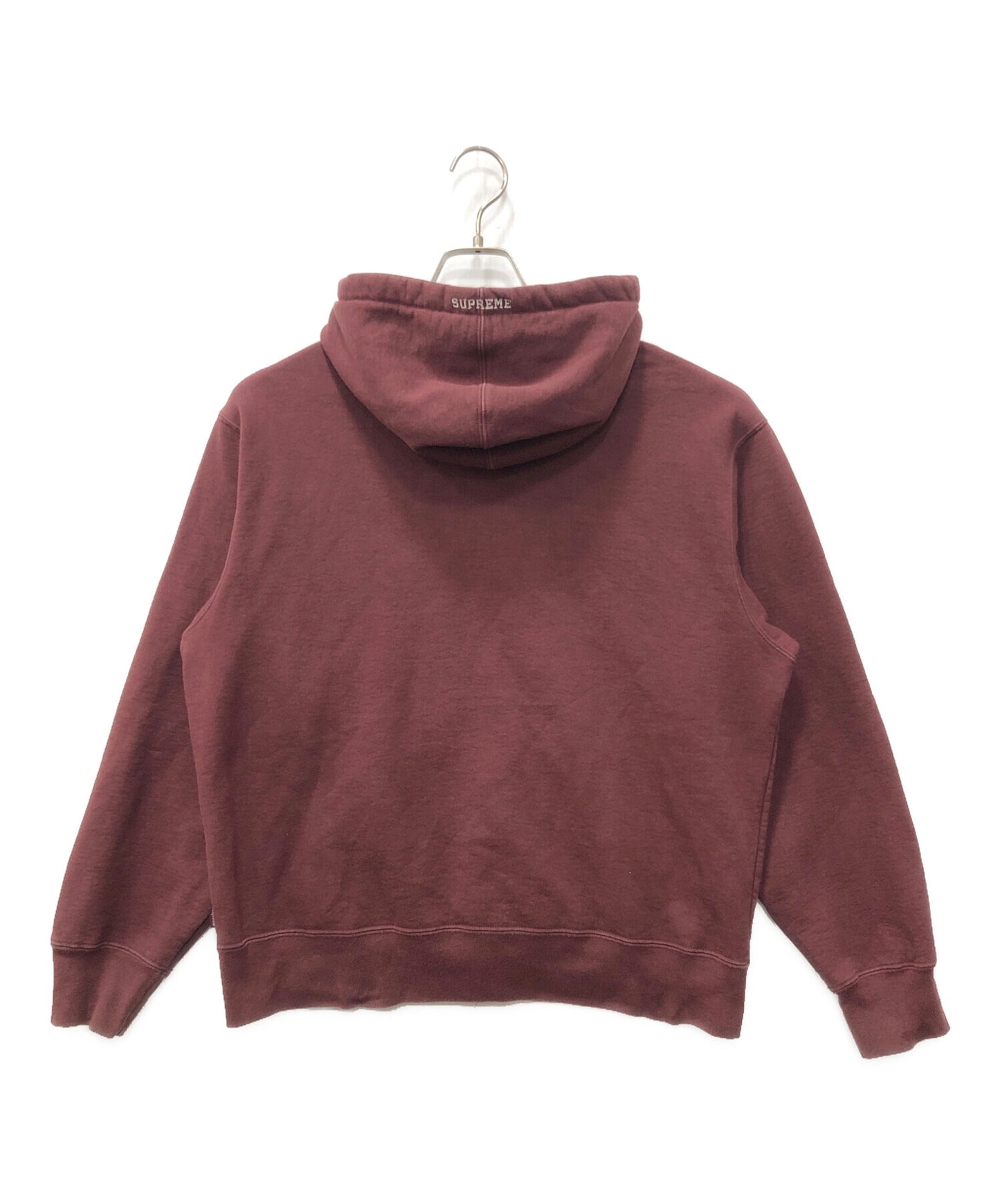 [Pre-owned] SUPREME S Logo Zip-Up Hooded Sweatshirt