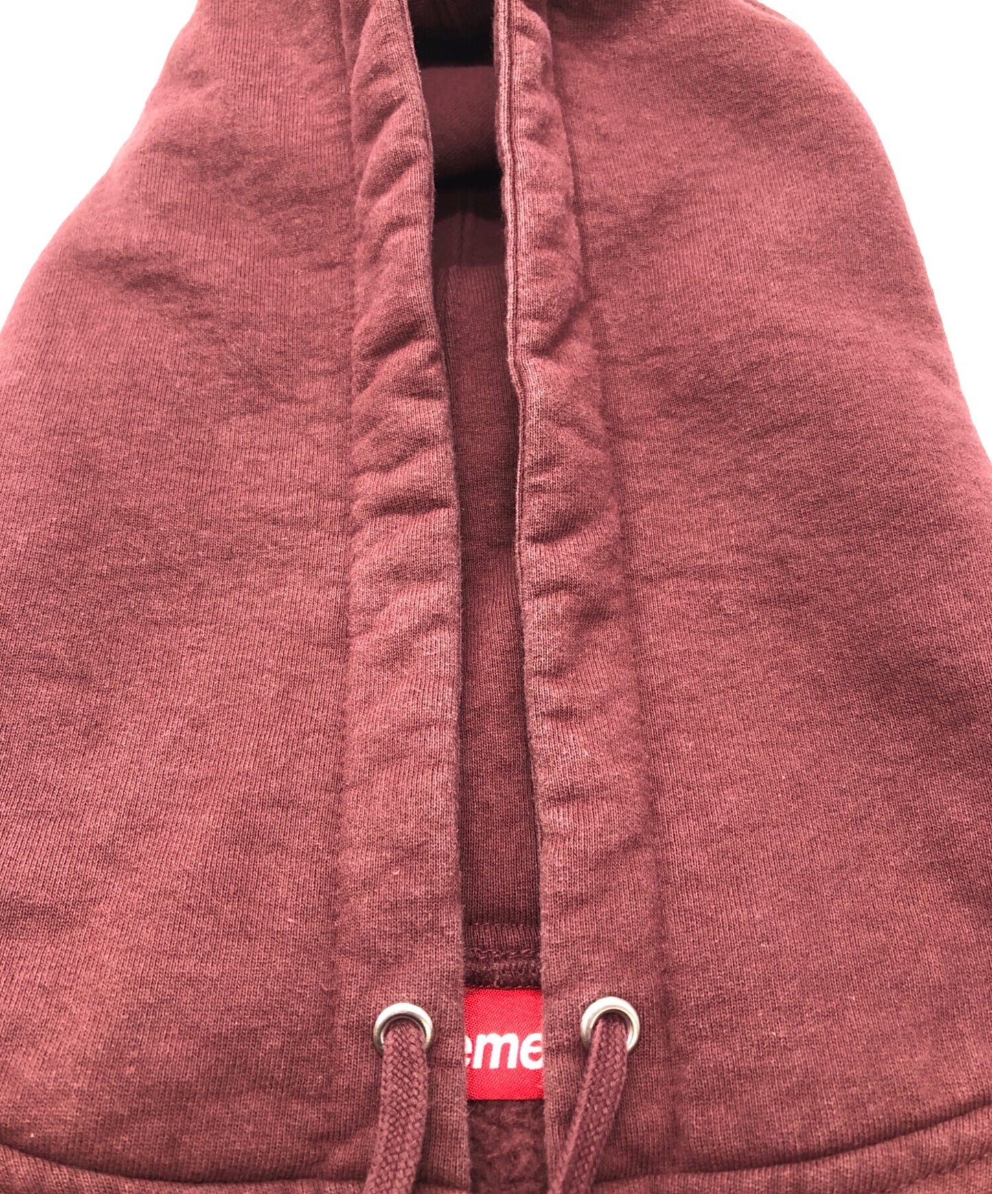 [Pre-owned] SUPREME S Logo Zip-Up Hooded Sweatshirt