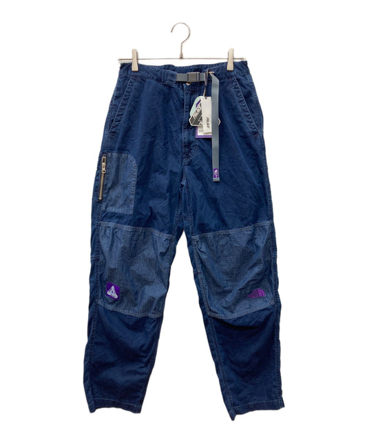 [Pre-owned] THE NORTHFACE PURPLELABEL Indigo Ripstop Mountain Wind Pants NT5107N