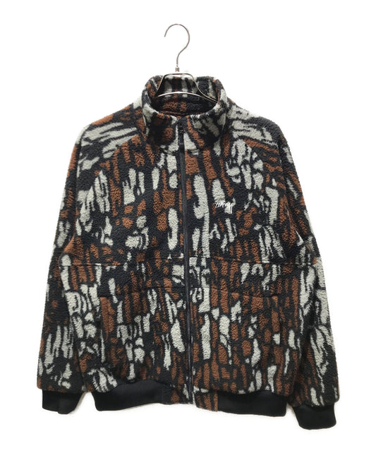 [Pre-owned] stussy tree bark fleece