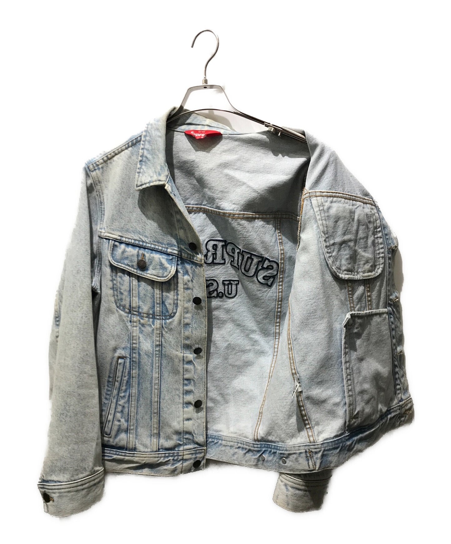 [Pre-owned] SUPREME DENIM TRUCKER JACKET 16SS