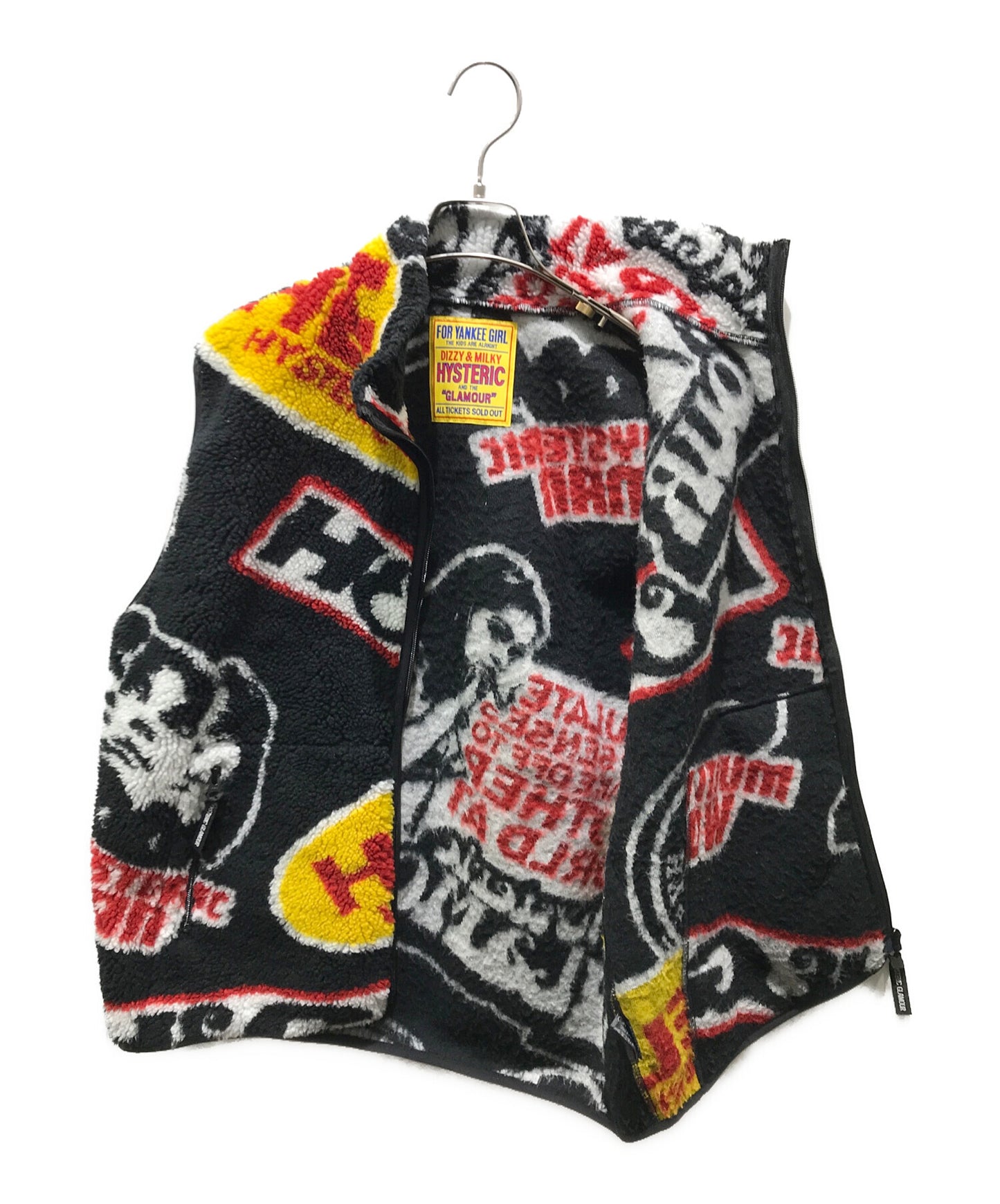 [Pre-owned] Hysteric Glamour ROAD RUNNERS patterned jacquard vest 01233CV02 01233CV02