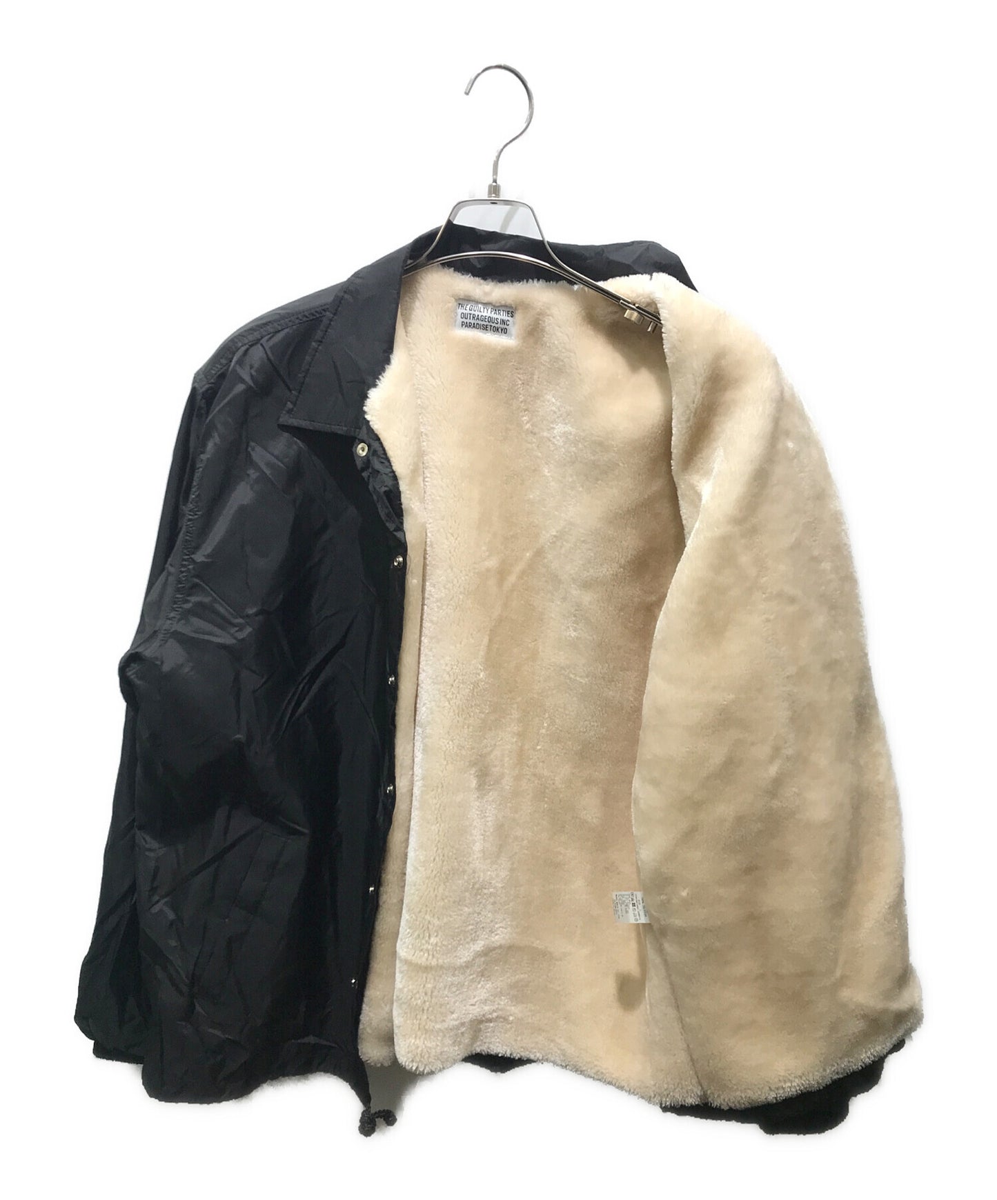 [Pre-owned] WACKO MARIA Maria Back Print Boa Coach Jacket