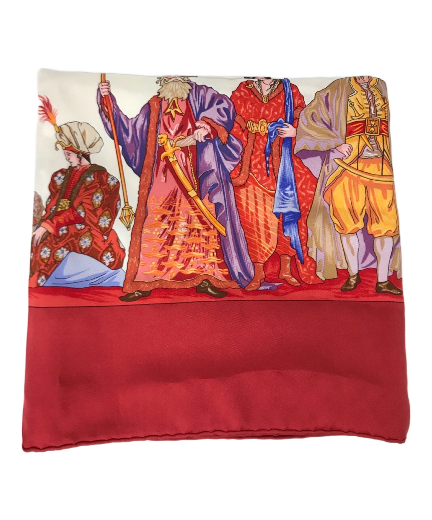 [Pre-owned] HERMES Carré 90 TURQ VERIES EN LHONNEUR DE MRde